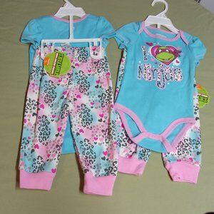 Teeage Mutant Ninja Turtles, I Love Ninjas, Play Suit, Heart & Gliter, NWT's